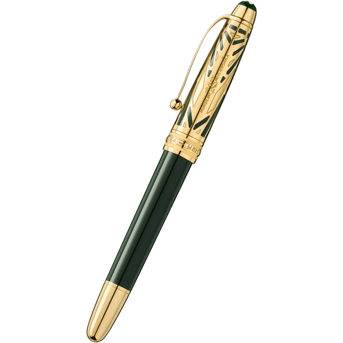 Montblanc Meisterstuck Rollerball Pen - 163 The Origin Green - Doue - Pen Boutique Ltd