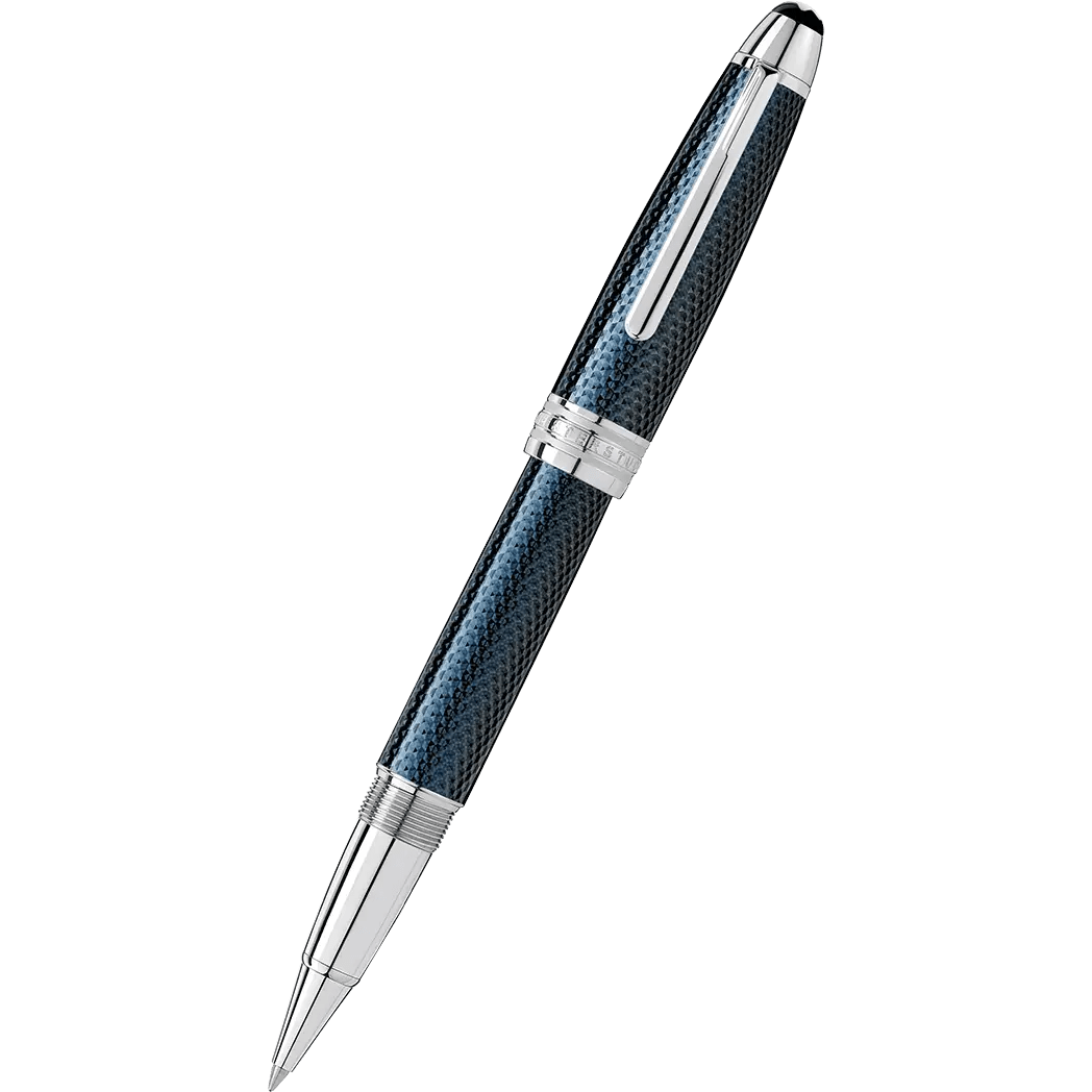 Montblanc Meisterstuck Solitaire Rollerball Pen - Blue Hour - Legrand - Pen Boutique Ltd