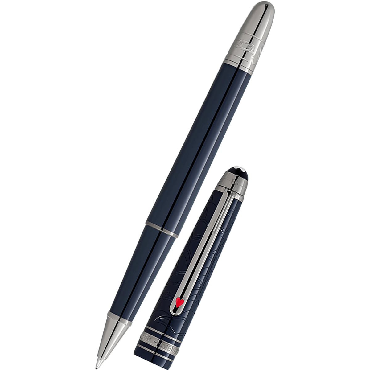 Montblanc 163 Meisterstuck Rollerball Pen - Around the World In 80 Days - Dark Blue Resin (Classique) 2025 - Pen Boutique Ltd