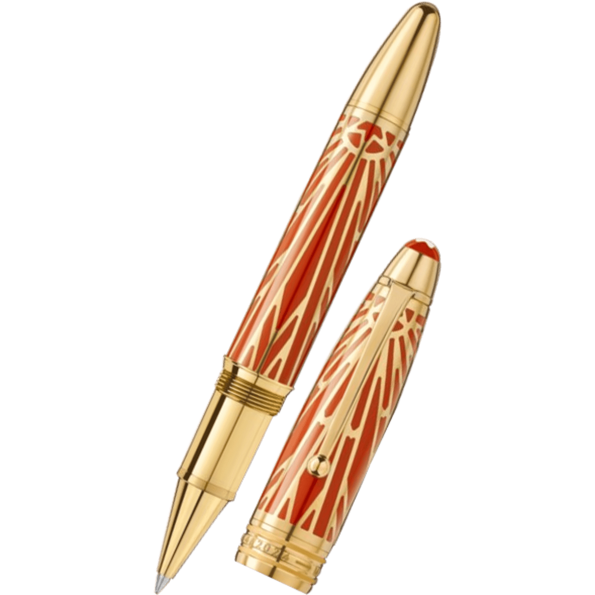 Montblanc Meisterstuck Rollerball Pen - 162 The Origin Solitaire Coral - Pen Boutique Ltd
