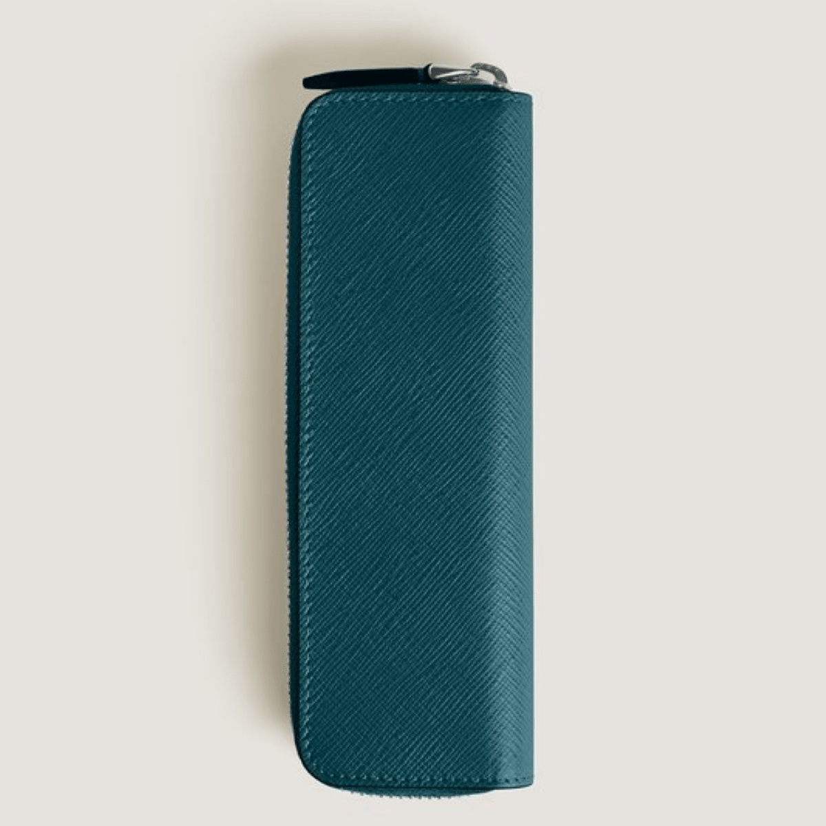 Montblanc Sartorial 1 Pen Pouch - Zipper Closure - Cyprus Blue - Pen Boutique Ltd