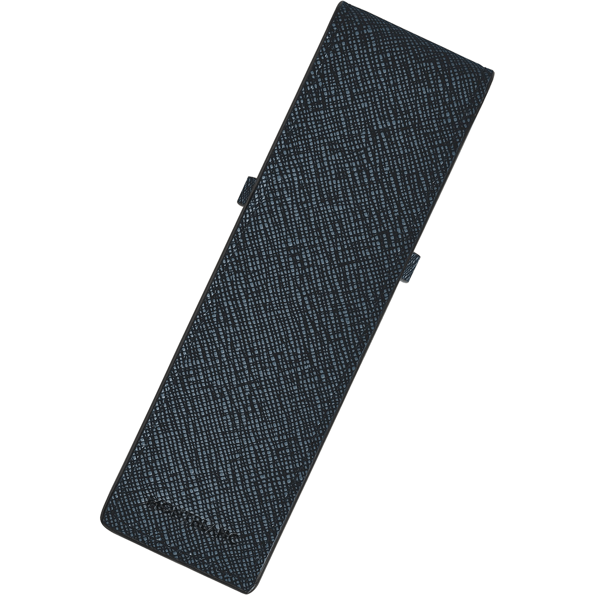 Montblanc Sartorial 2 Pen Pouch - Tweed Blue - Pen Boutique Ltd