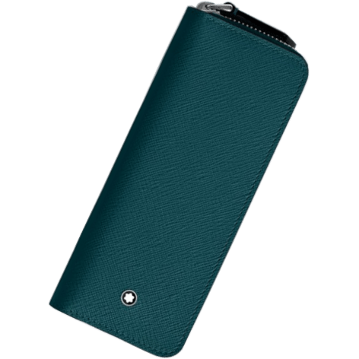 Montblanc Sartorial 2 Pen Pouch - Zipper Closure - Cyprus Blue - Pen Boutique Ltd
