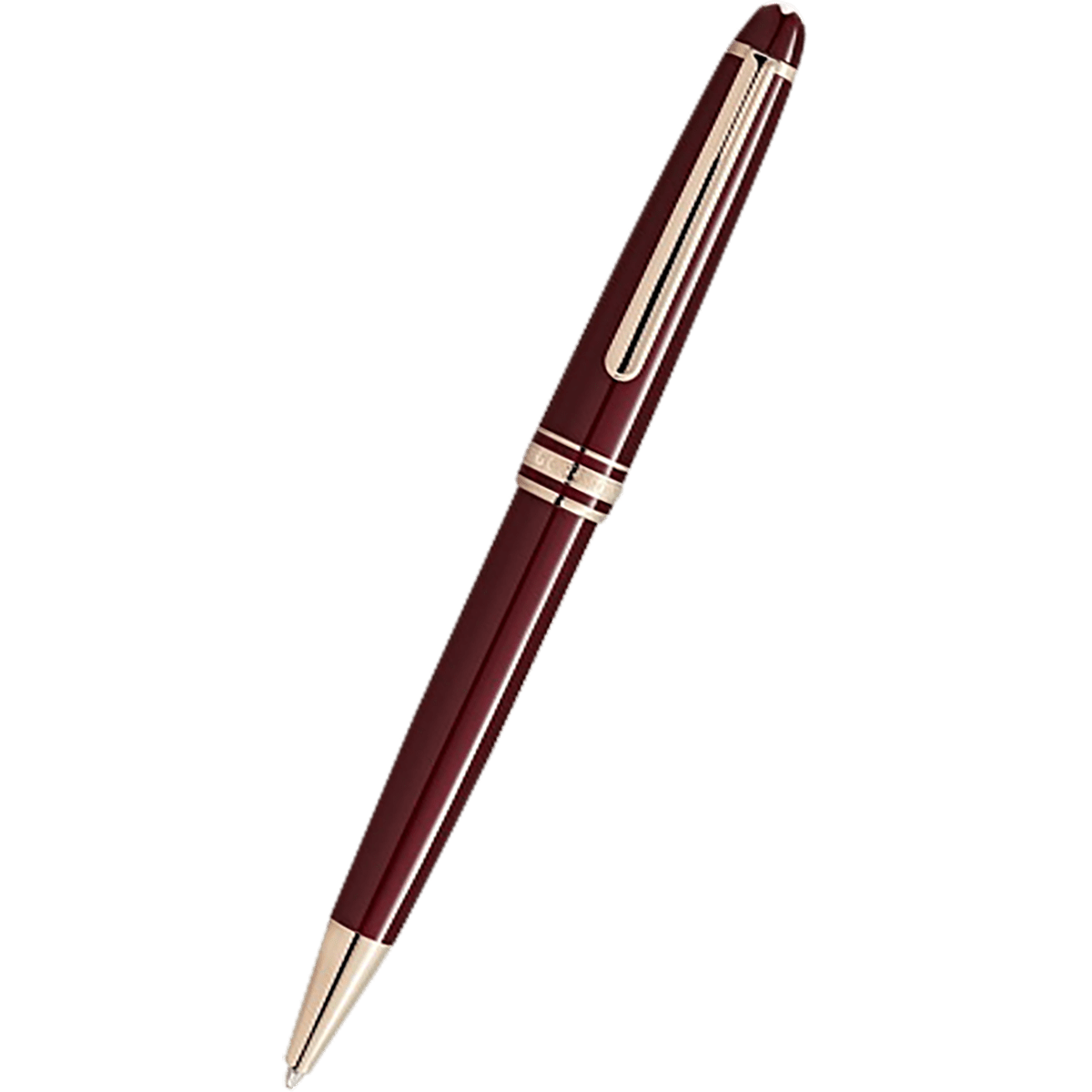 Montblanc 164 Meisterstuck Ballpoint Pen - Burgundy Red Classique (2025 release) - Pen Boutique Ltd