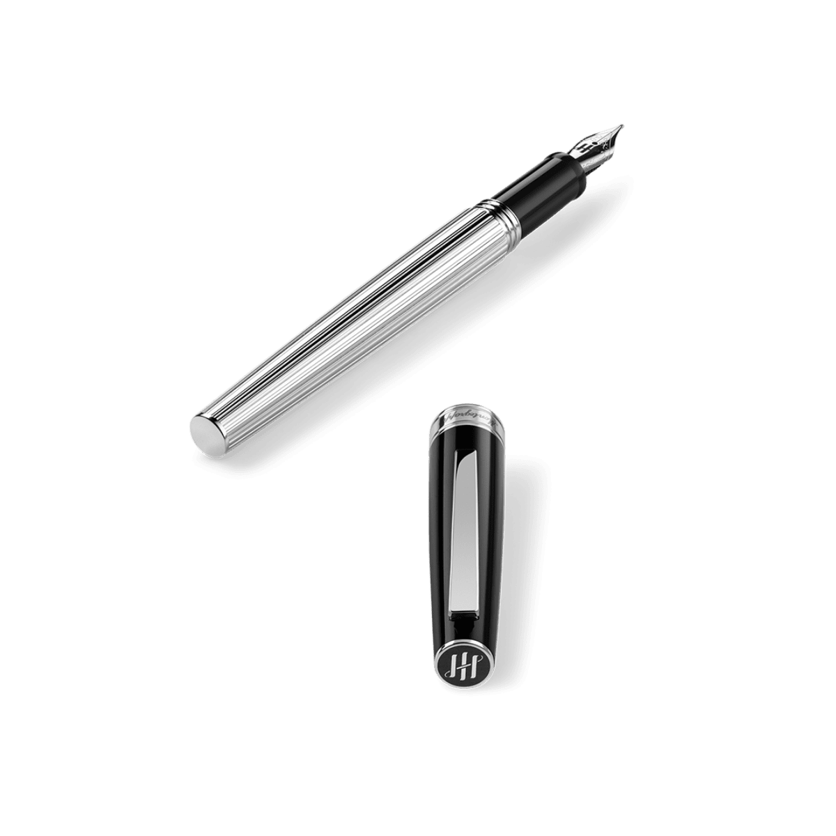Montegrappa Armonia Fountain Pen - Duetto Black - Pen Boutique Ltd