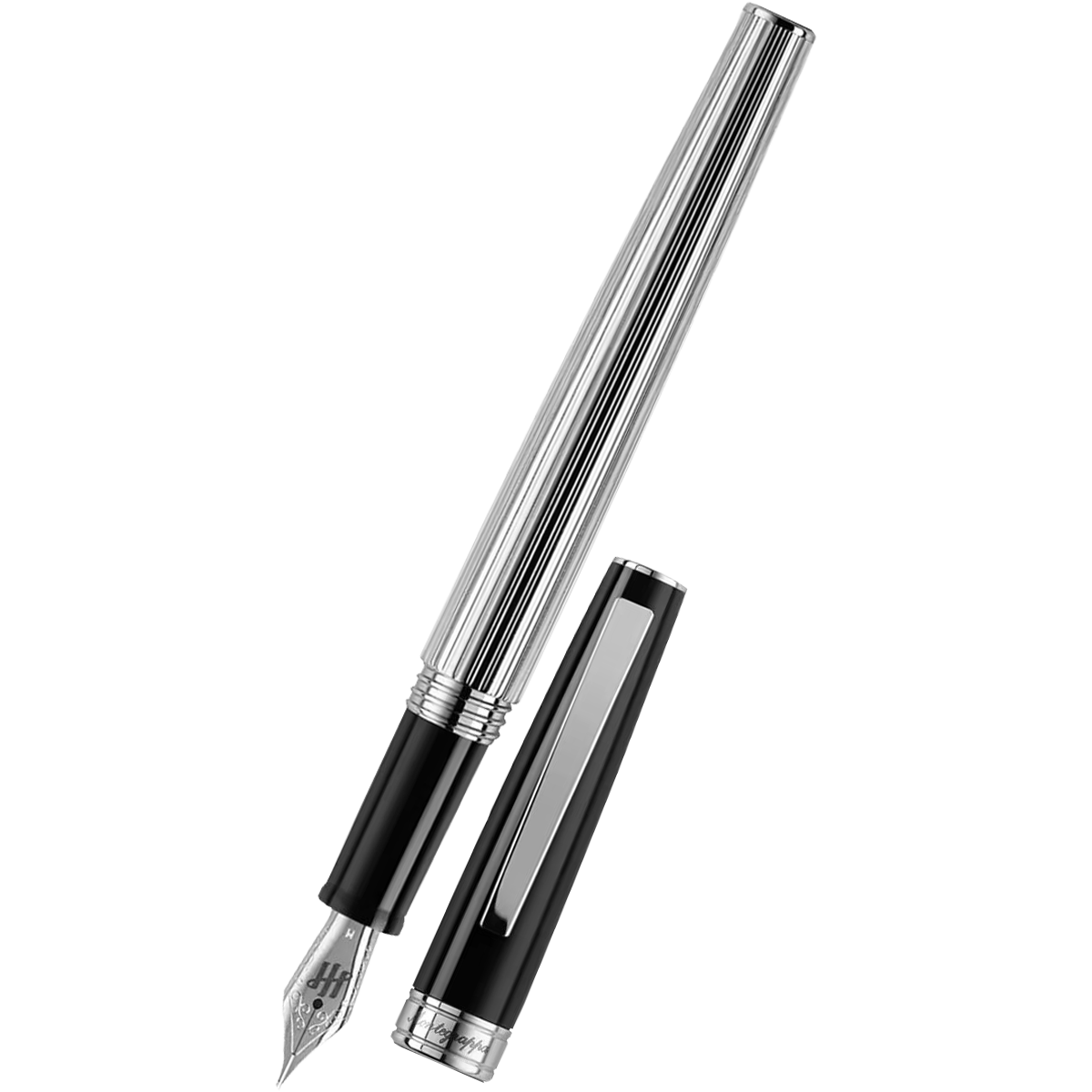 Montegrappa Armonia Fountain Pen - Duetto Black-Pen Boutique Ltd