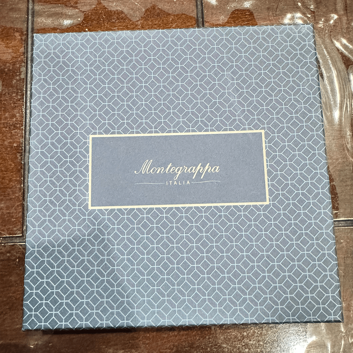 Montegrappa Silk Scarf - Navy Blue - Pen Boutique Ltd