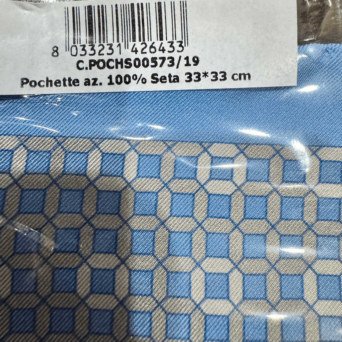 Montegrappa Silk Scarf - Sky Blue - Pen Boutique Ltd
