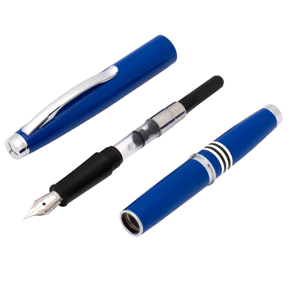 Monteverde Dakota Fountain Pen - Airforce Matte Blue - Pen Boutique Ltd