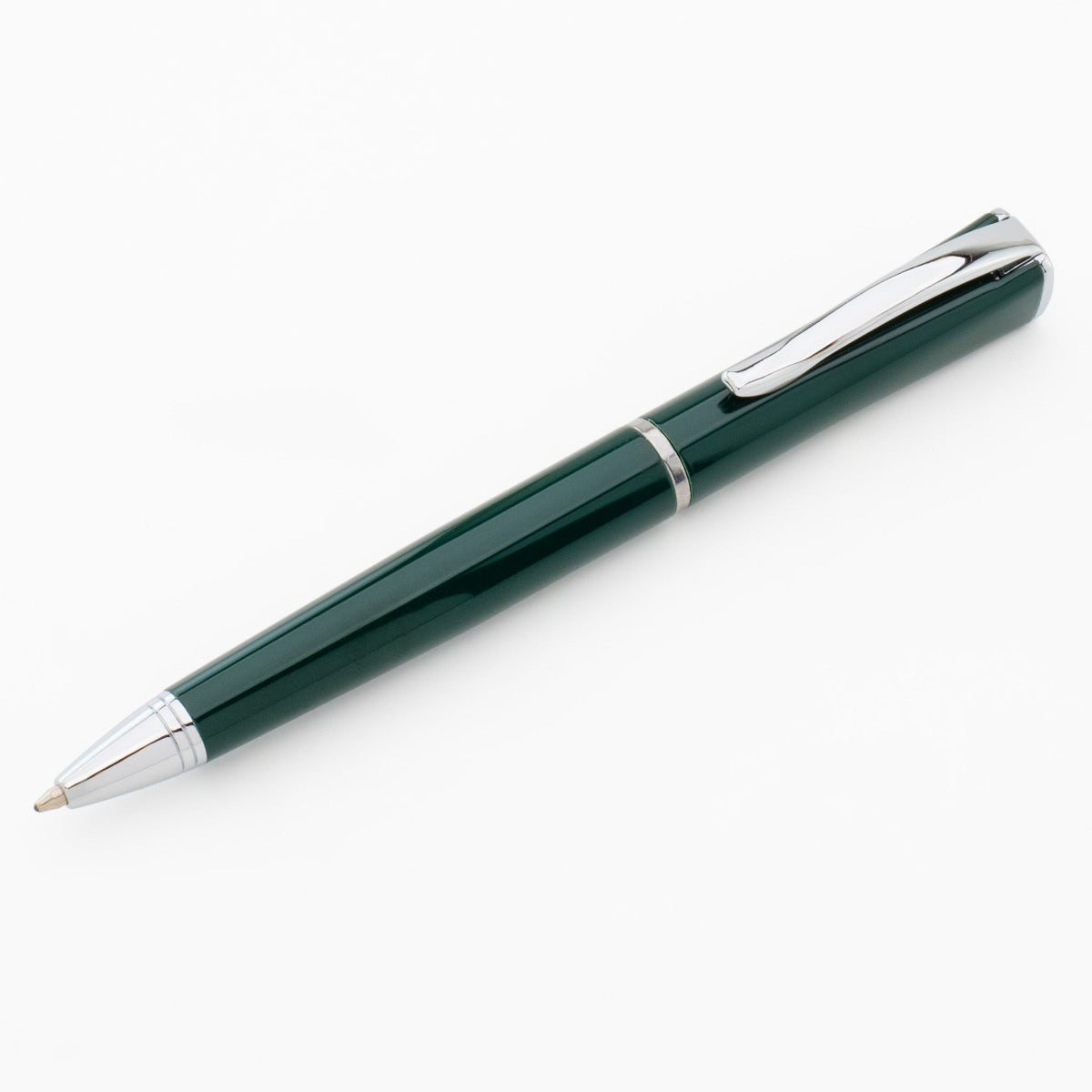 Monteverde Impressa Ballpoint Pen - Green with Chrome Trim-Pen Boutique Ltd