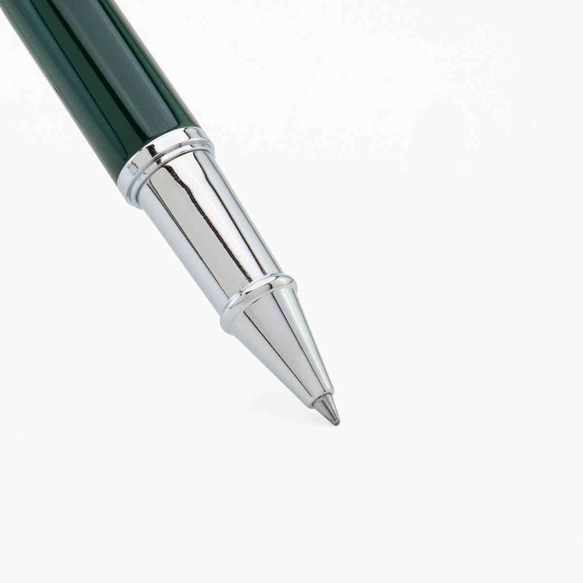 Monteverde Impressa Rollerball Pen - Green with Chrome Trim GEL-Pen Boutique Ltd