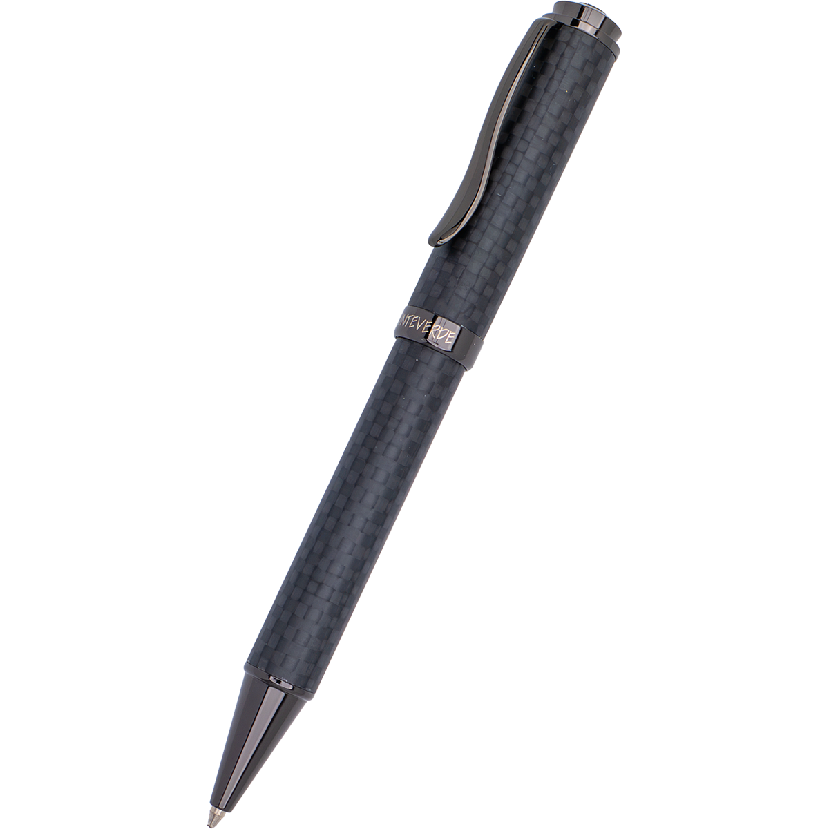 Monteverde Innova Ballpoint Pen - Matte Carbon Fiber - Gunmetal Trim - Pen Boutique Ltd