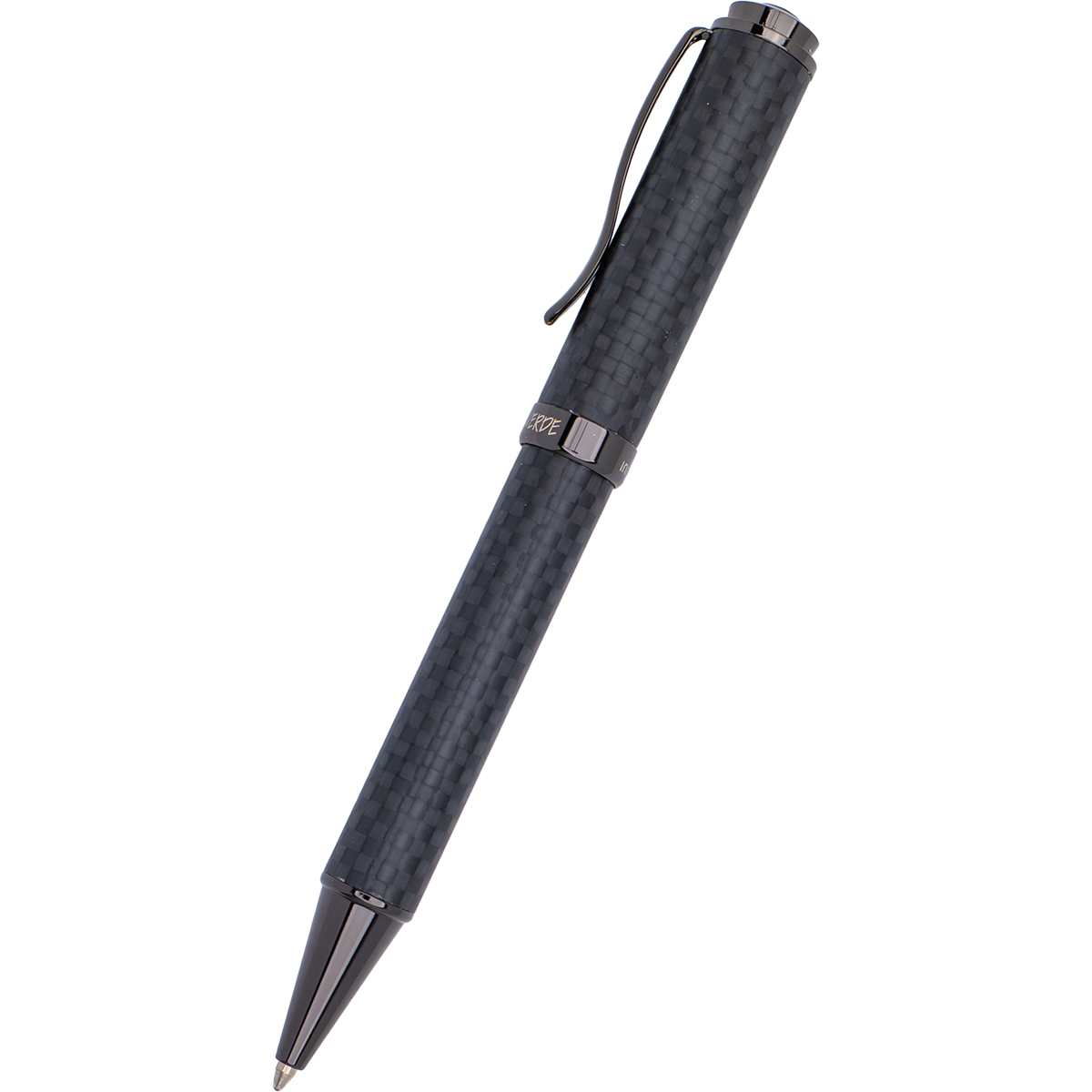 Monteverde Innova Ballpoint Pen - Matte Carbon Fiber - Gunmetal Trim - Pen Boutique Ltd