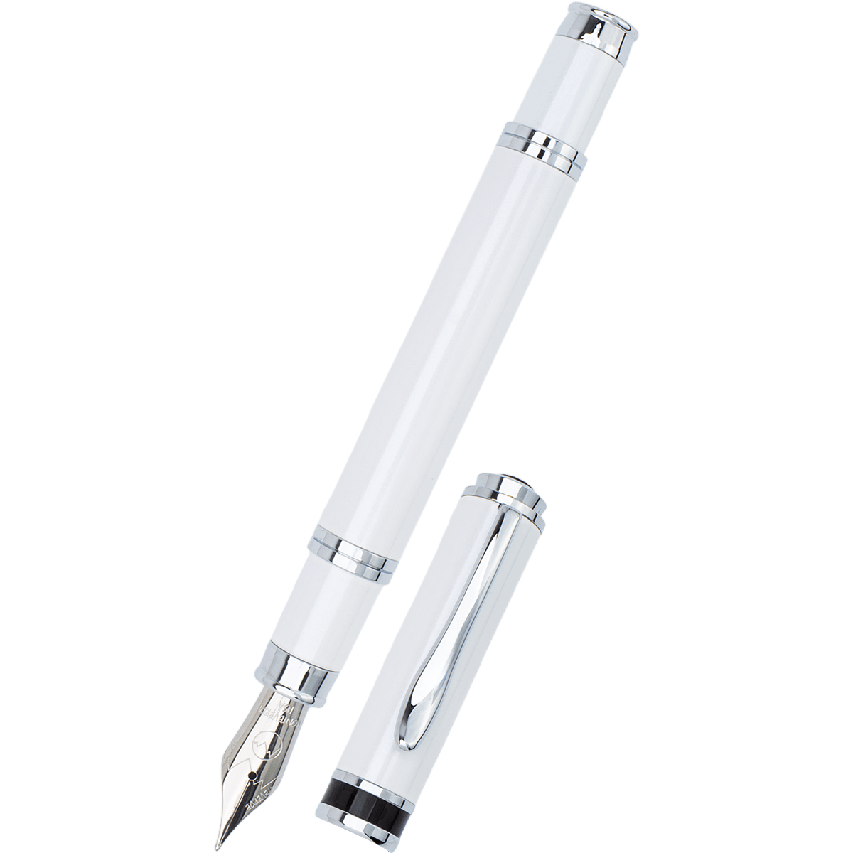 Monteverde Innova Fountain Pen - Limited Edition - Color of the Year 2026 Cloud Dancer - Chrome Trim + FREE 15ml Ink Bottle - Pen Boutique Ltd