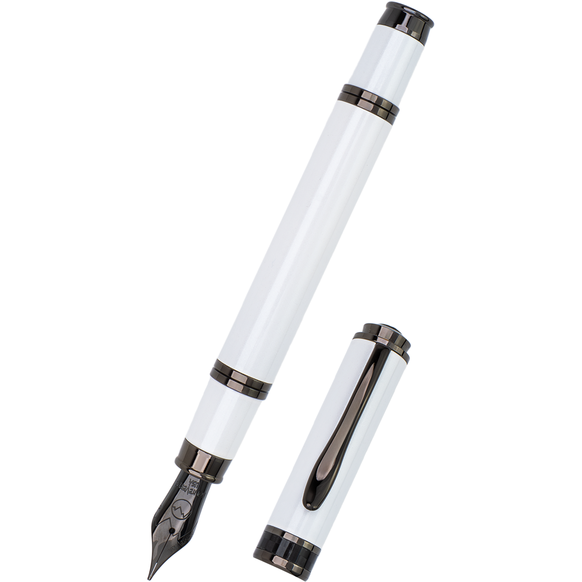 Monteverde Innova Fountain Pen - Limited Edition - Color of the Year 2026 Cloud Dancer - Gunmetal Trim + FREE 15ml Ink Bottle - Pen Boutique Ltd