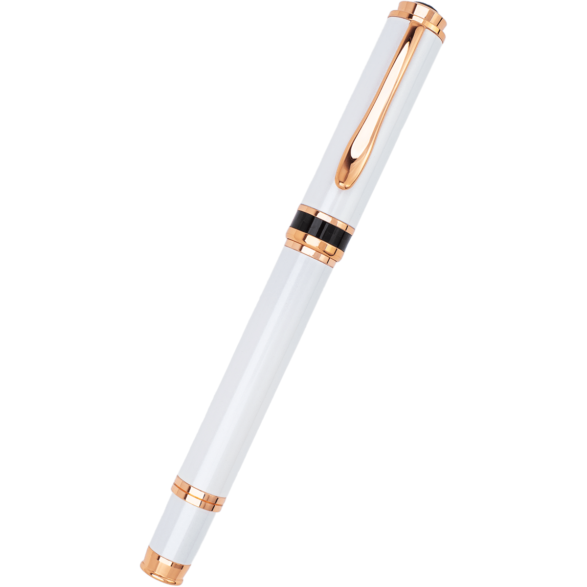Monteverde Innova Fountain Pen - Limited Edition - Color of the Year 2026 Cloud Dancer - Rose Gold Trim + FREE 15ml Ink Bottle - Pen Boutique Ltd