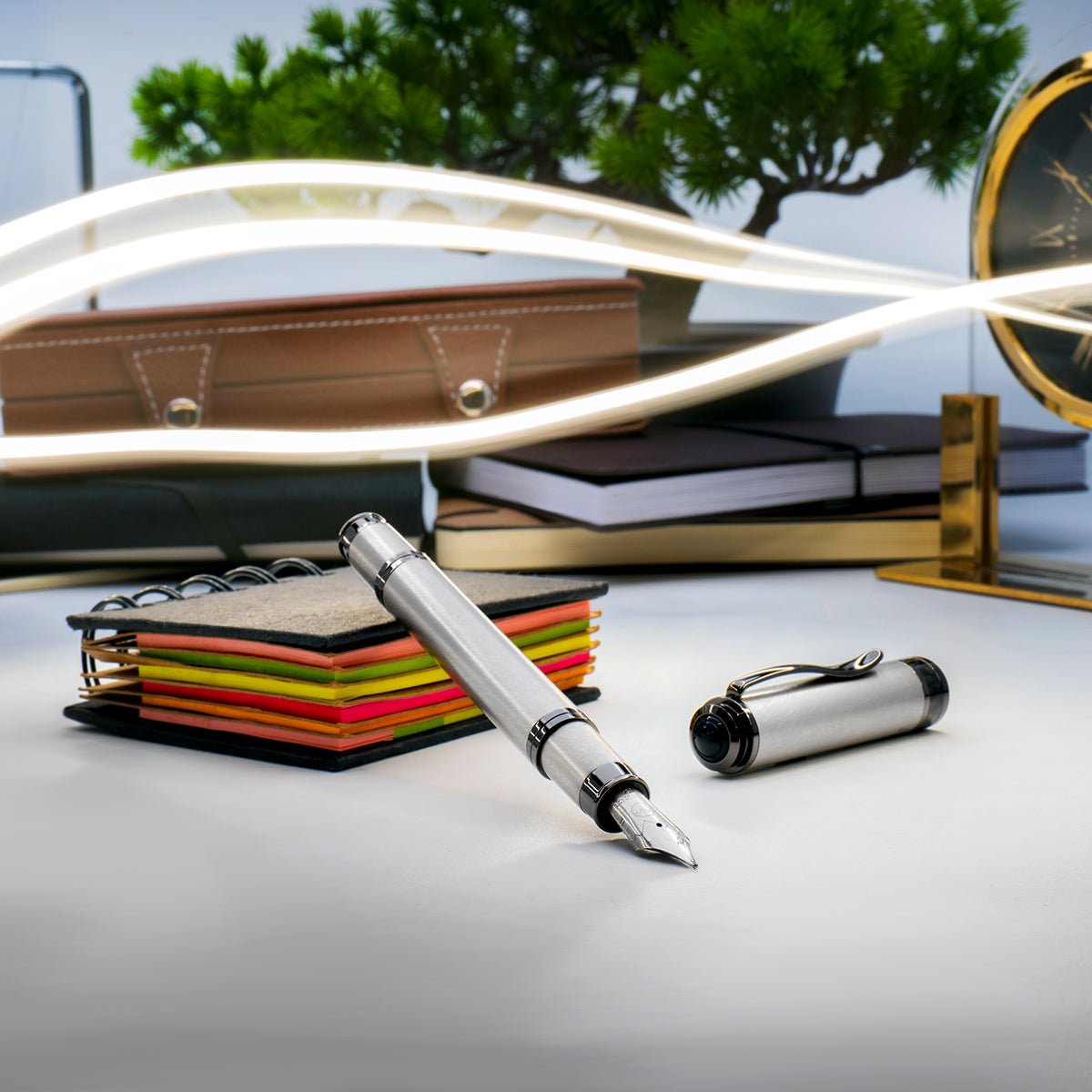 Monteverde Innova Fountain Pen - Titanium (Numbered Edition) - Pen Boutique Ltd