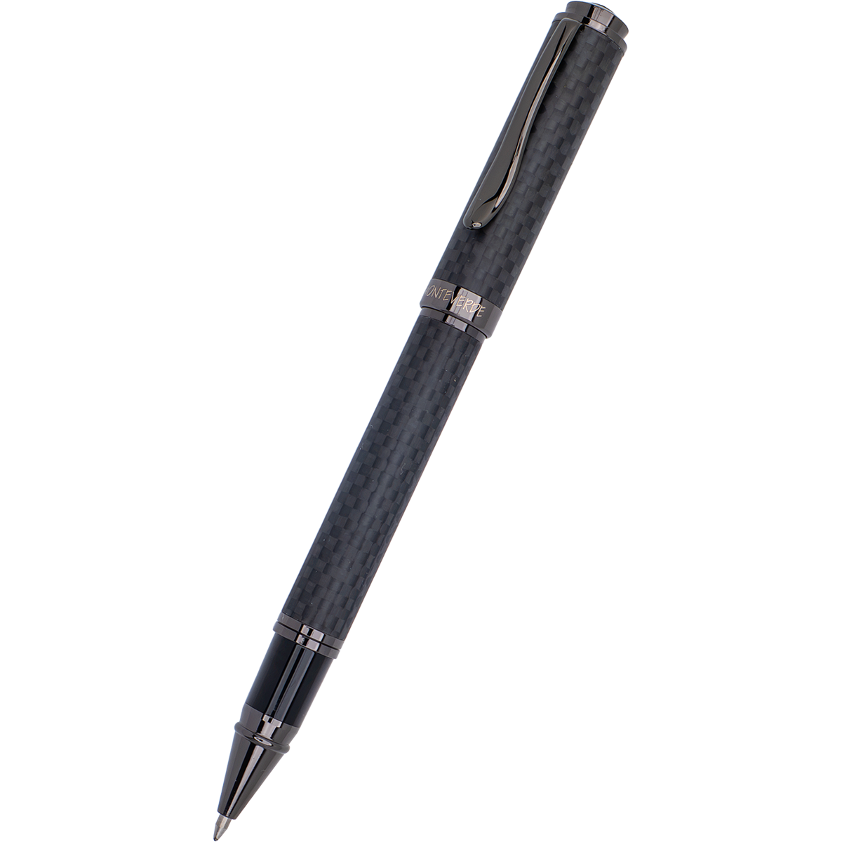 Monteverde Innova Rollerball Pen - Matte Carbon Fiber - Gunmetal Trim - Pen Boutique Ltd