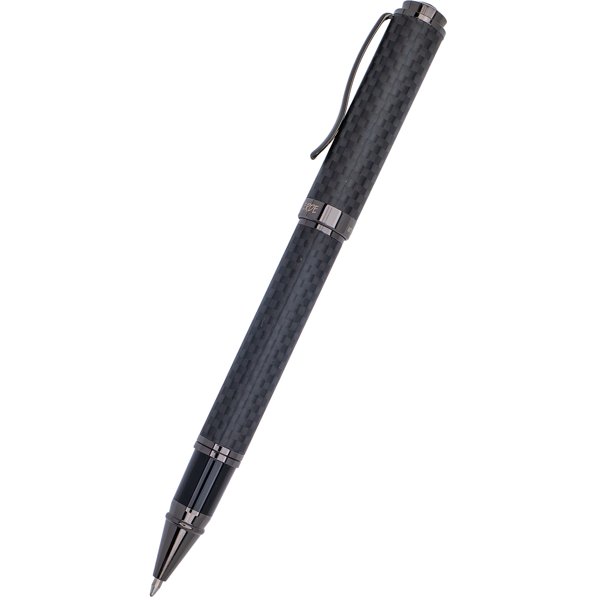 Monteverde Innova Rollerball Pen - Matte Carbon Fiber - Gunmetal Trim - Pen Boutique Ltd