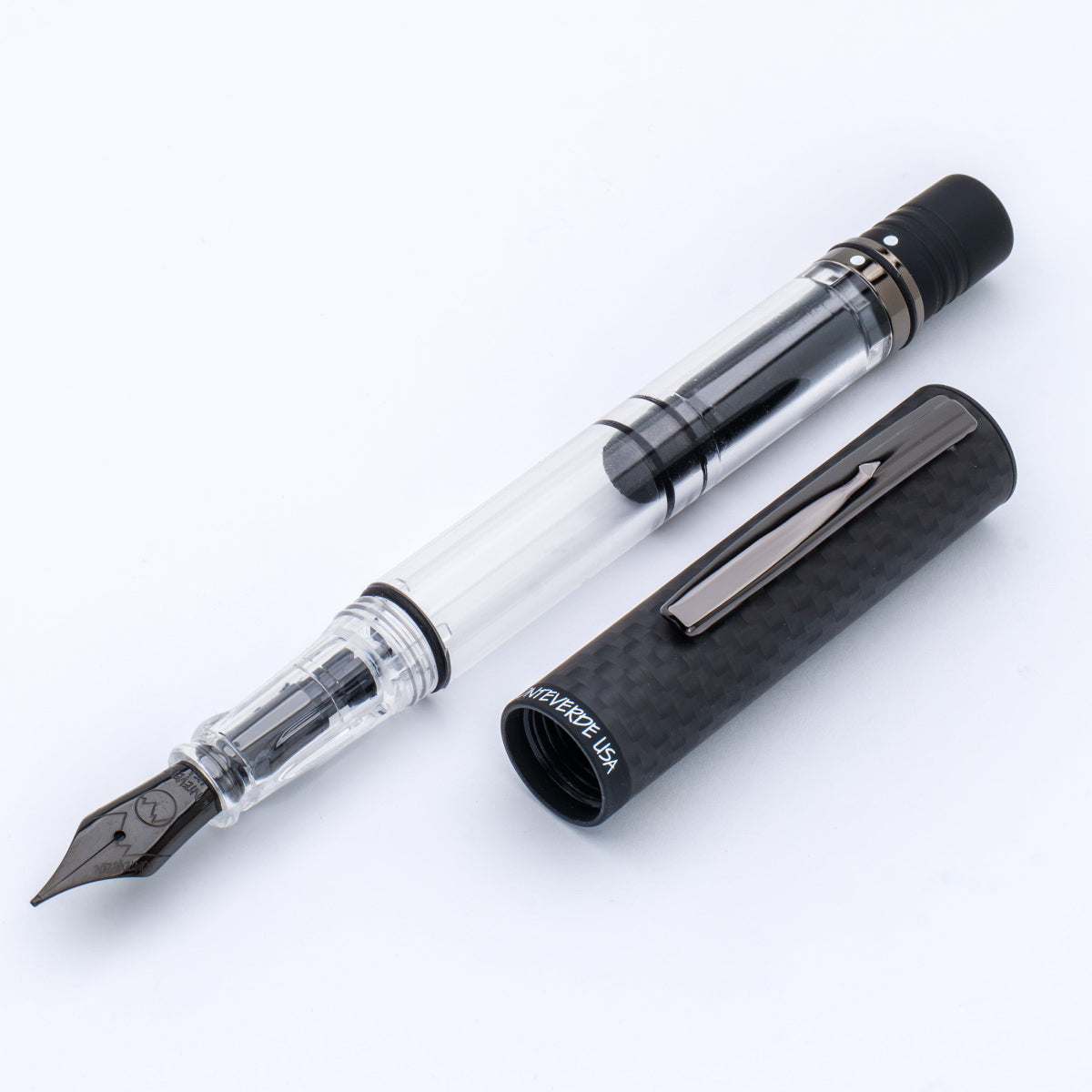 Monteverde MP1 Fountain Pen - Carbon Fiber-Pen Boutique Ltd