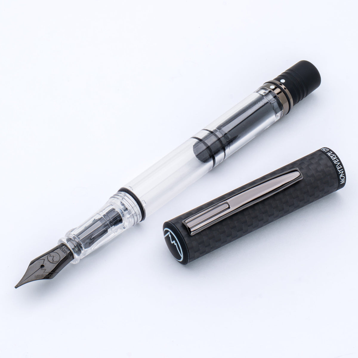 Monteverde MP1 Fountain Pen - Carbon Fiber-Pen Boutique Ltd