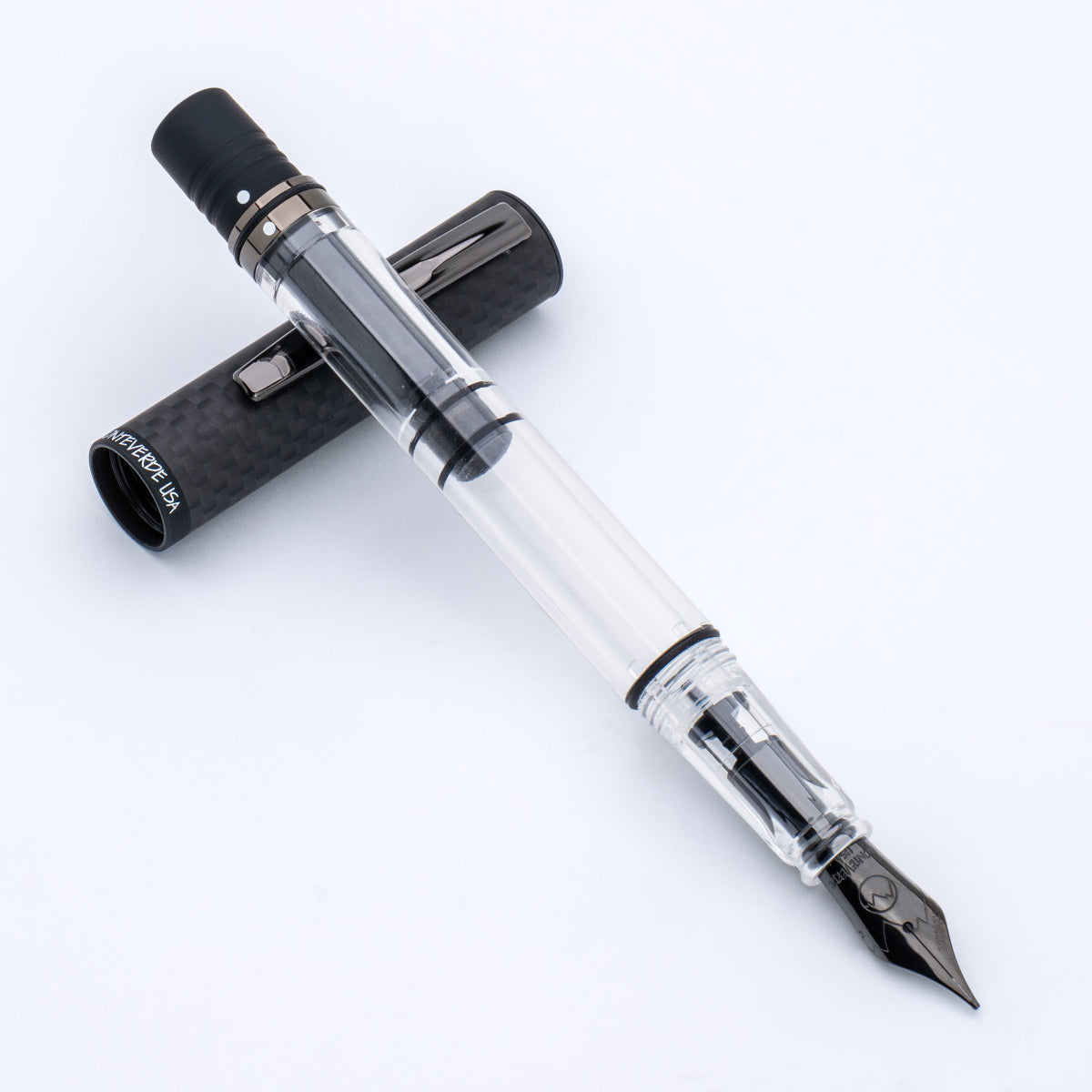 Monteverde MP1 Fountain Pen - Carbon Fiber-Pen Boutique Ltd
