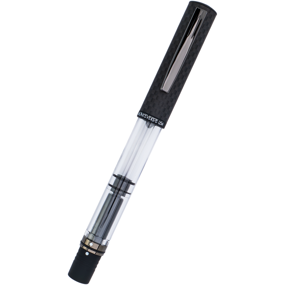 Monteverde MP1 Fountain Pen - Carbon Fiber-Pen Boutique Ltd