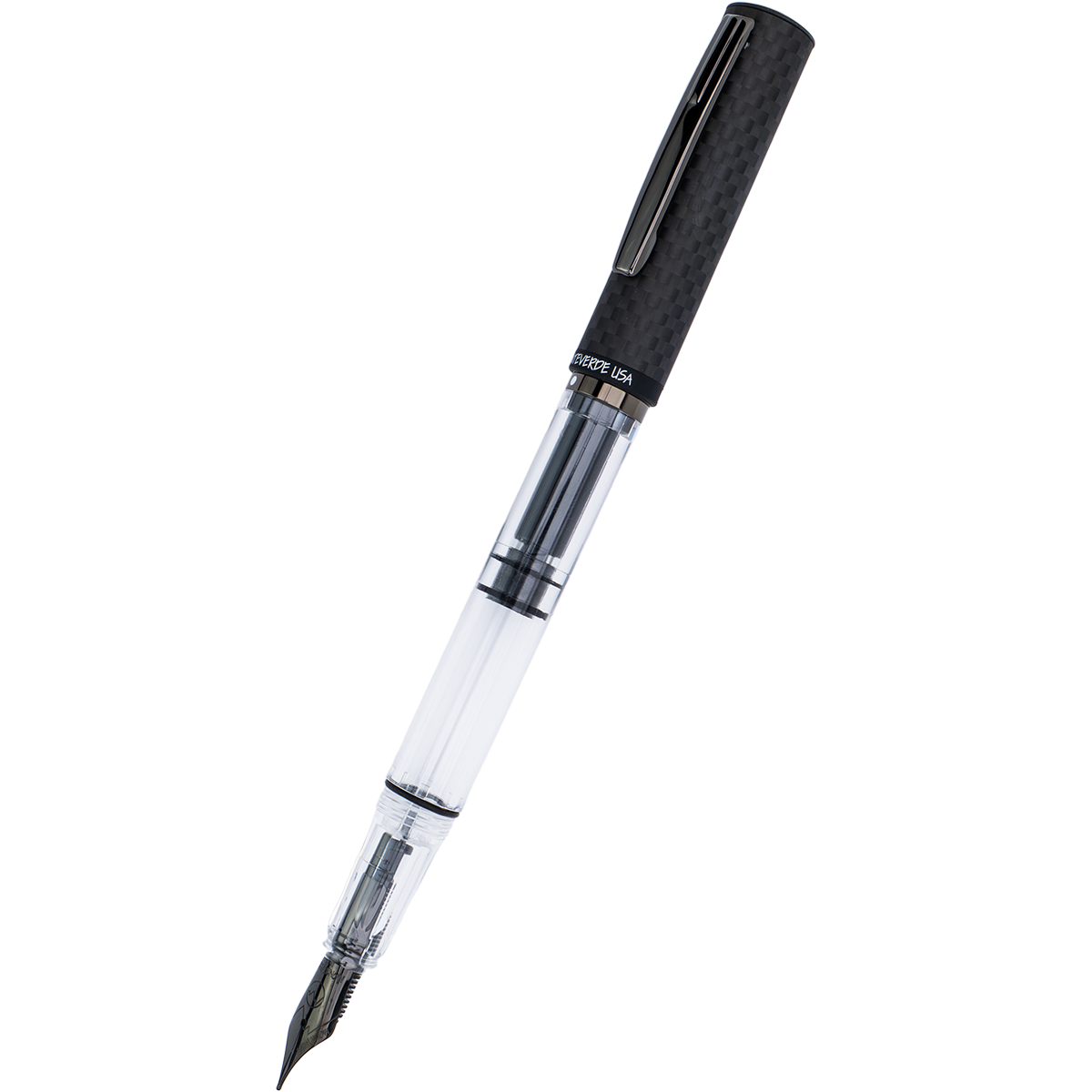 Monteverde MP1 Fountain Pen - Carbon Fiber-Pen Boutique Ltd