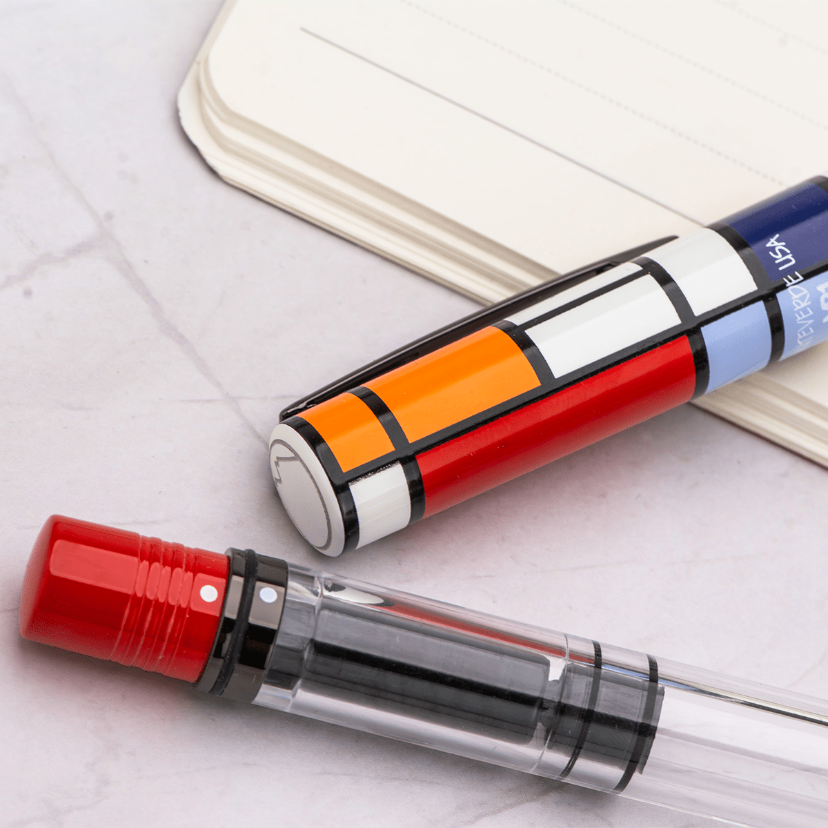 Monteverde MP1 Fountain Pen - Mondrian (Fine Art Series) - Pen Boutique Ltd