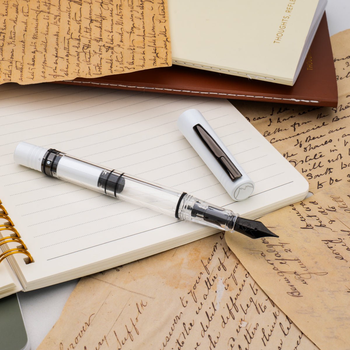 Monteverde MP1 Fountain Pen - Universe White Lotus (Limited Edition) - Pen Boutique Ltd