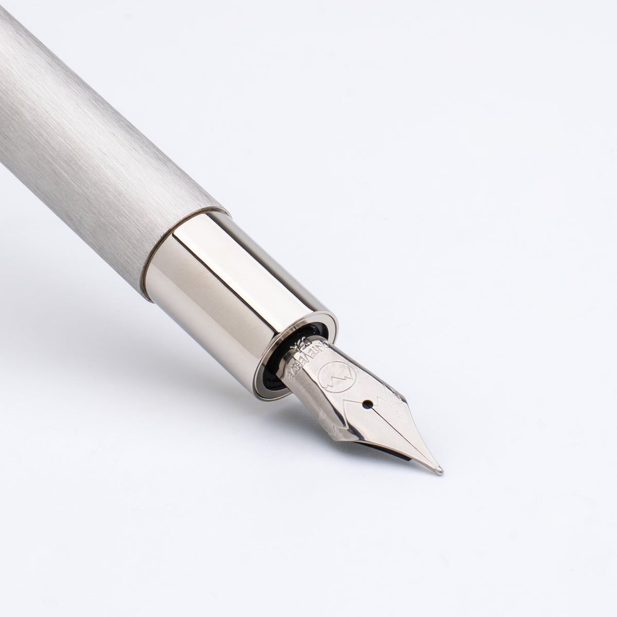 Monteverde Ritma Fountain Pen - Brushed Stainless Steel - Pen Boutique Ltd