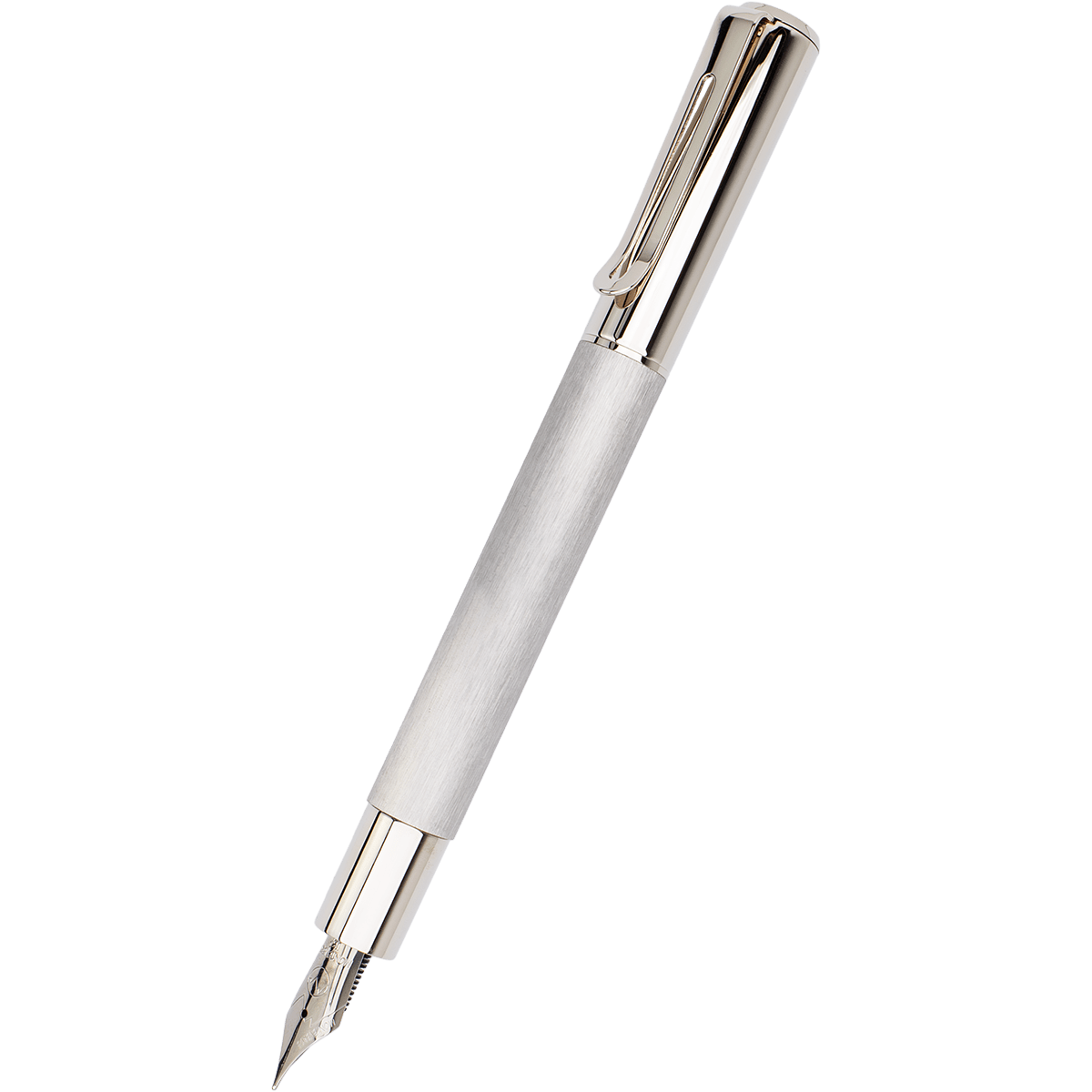 Monteverde Ritma Fountain Pen - Brushed Stainless Steel - Pen Boutique Ltd