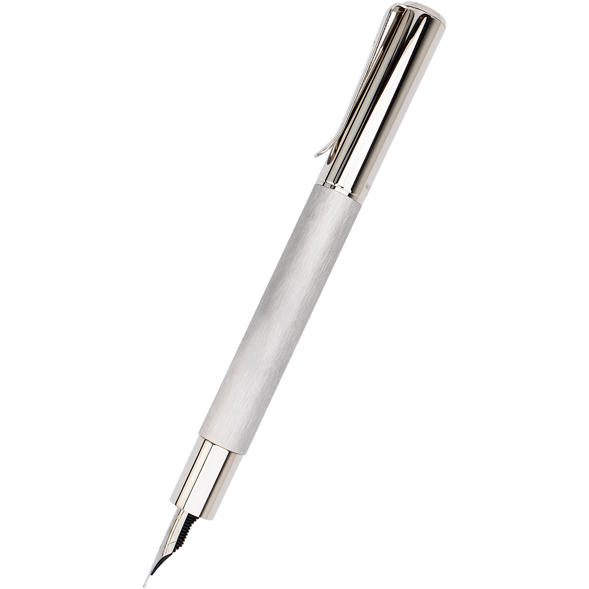 Monteverde Ritma Fountain Pen - Brushed Stainless Steel - Pen Boutique Ltd