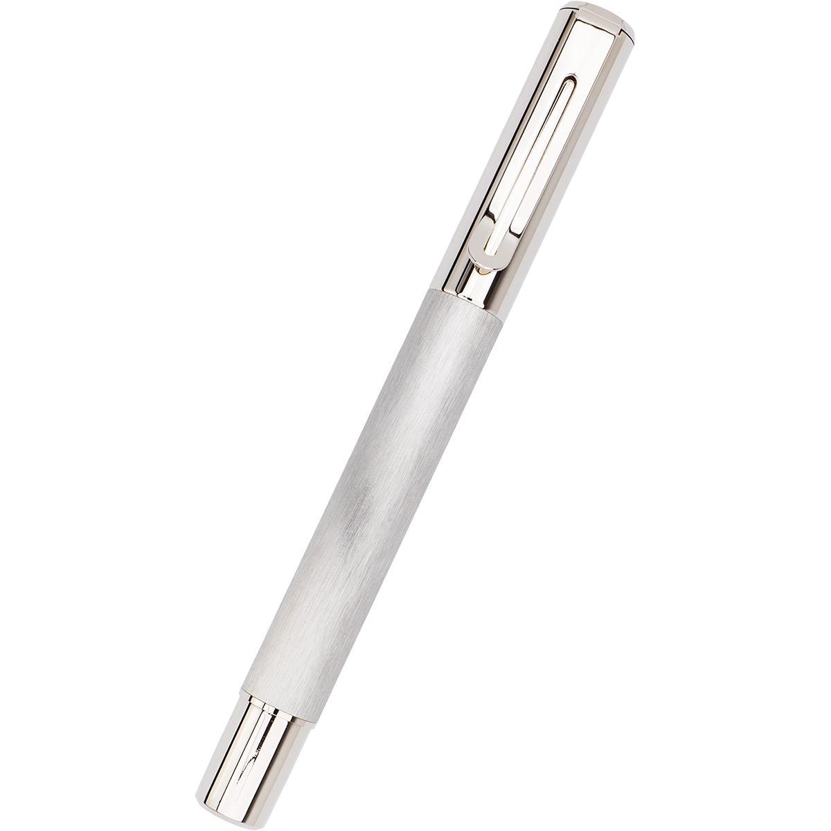 Monteverde Ritma Fountain Pen - Brushed Stainless Steel - Pen Boutique Ltd