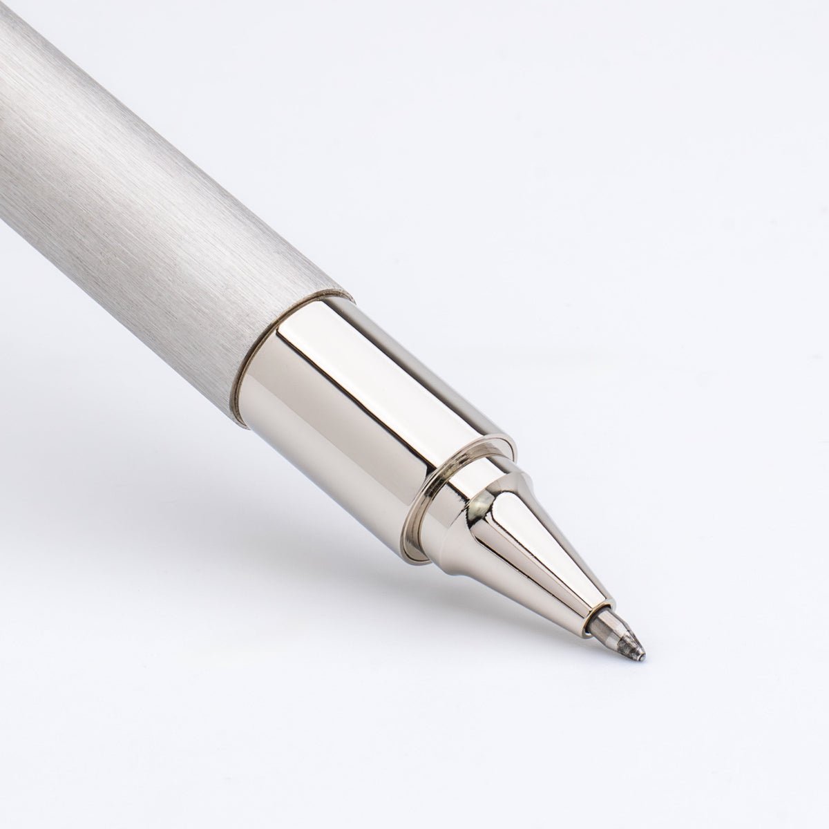 Monteverde Ritma Rollerball Pen - Brushed Stainless Steel - Pen Boutique Ltd