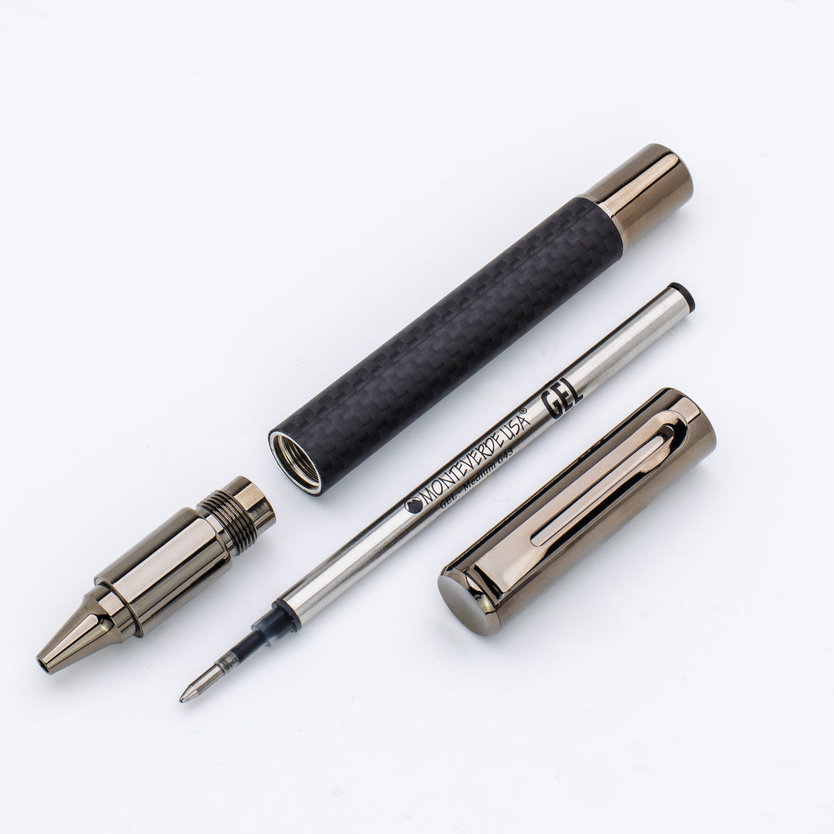 Monteverde Ritma Rollerball Pen - Matte Carbon Fiber-Pen Boutique Ltd