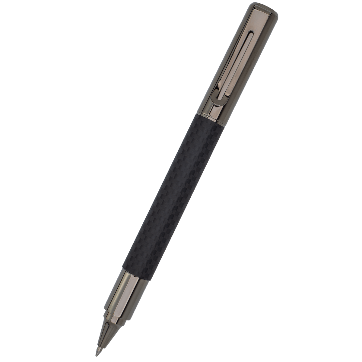 Monteverde Ritma Rollerball Pen - Matte Carbon Fiber - Pen Boutique Ltd