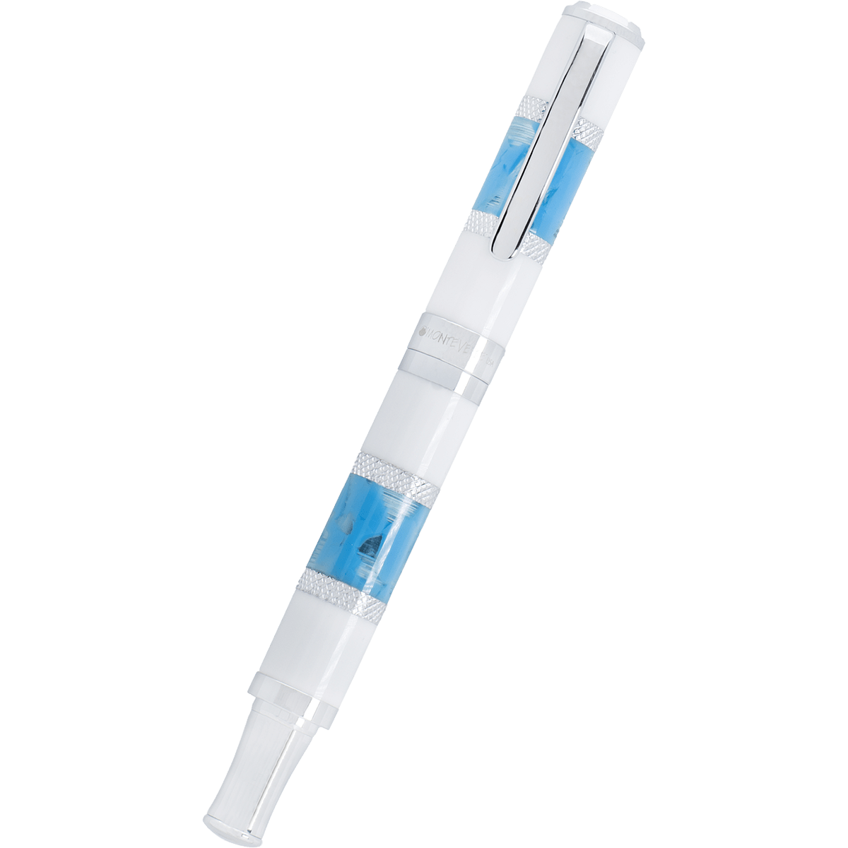Monteverde Regatta Rollerball Pen - Santorini Blue - Pen Boutique Ltd