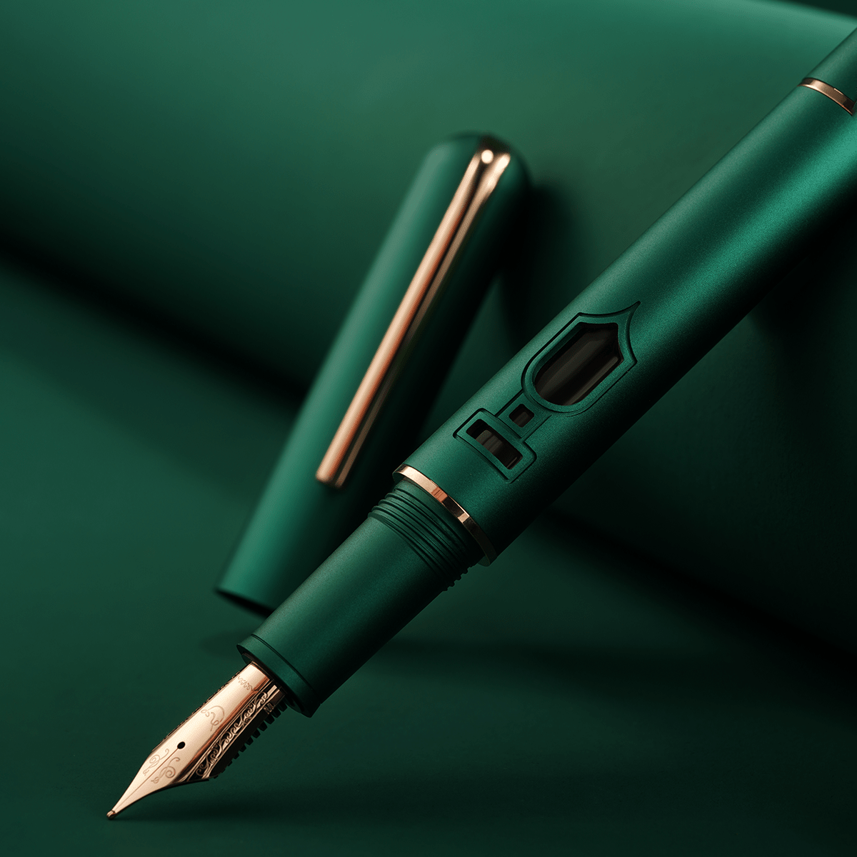 Nahvalur 365 Anniversary Fountain Pen - Emerald Green (Fountain Pen Day 2025 Edition) - Pen Boutique Ltd