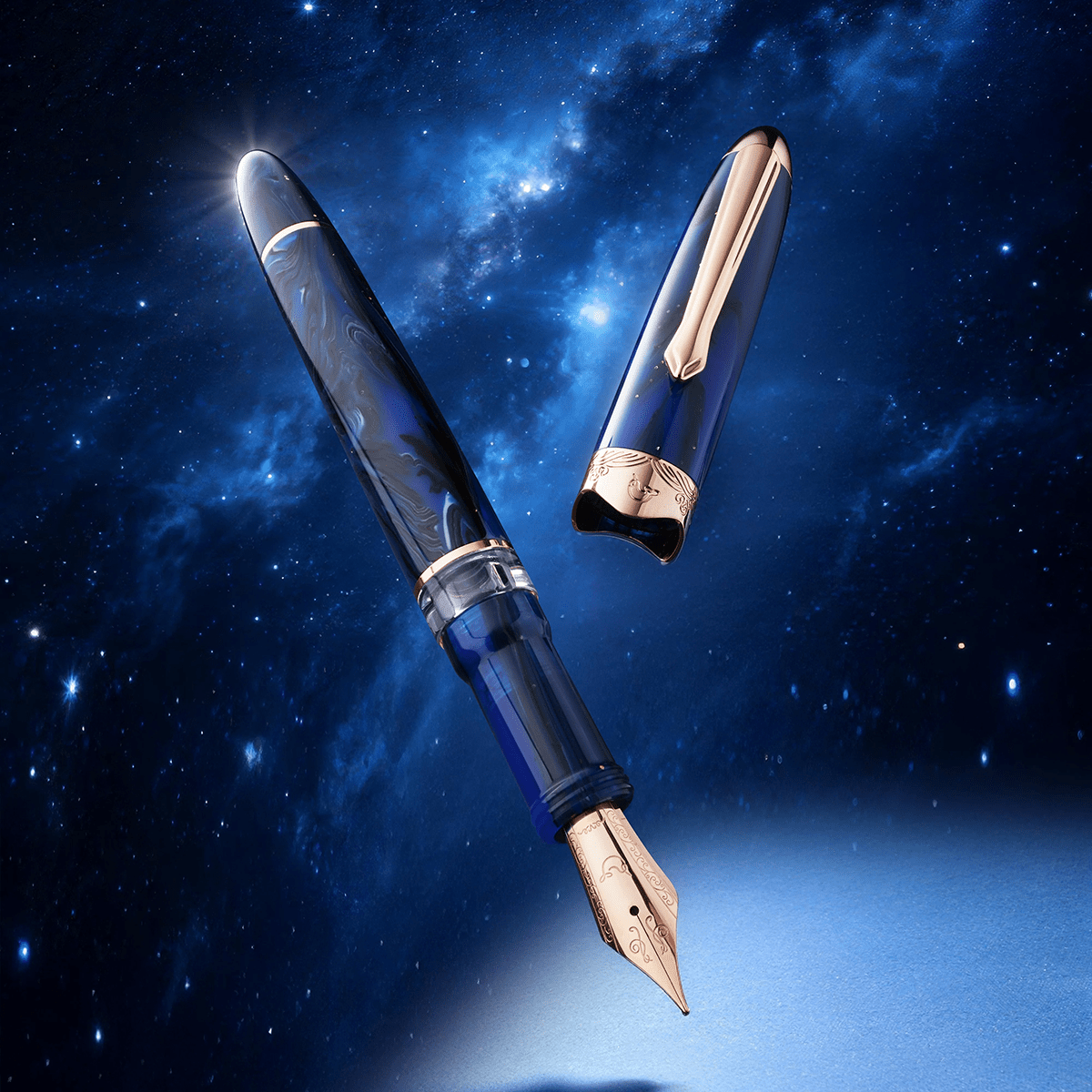 Nahvalur Horizon Fountain Pen - Nebula - Pen Boutique Ltd