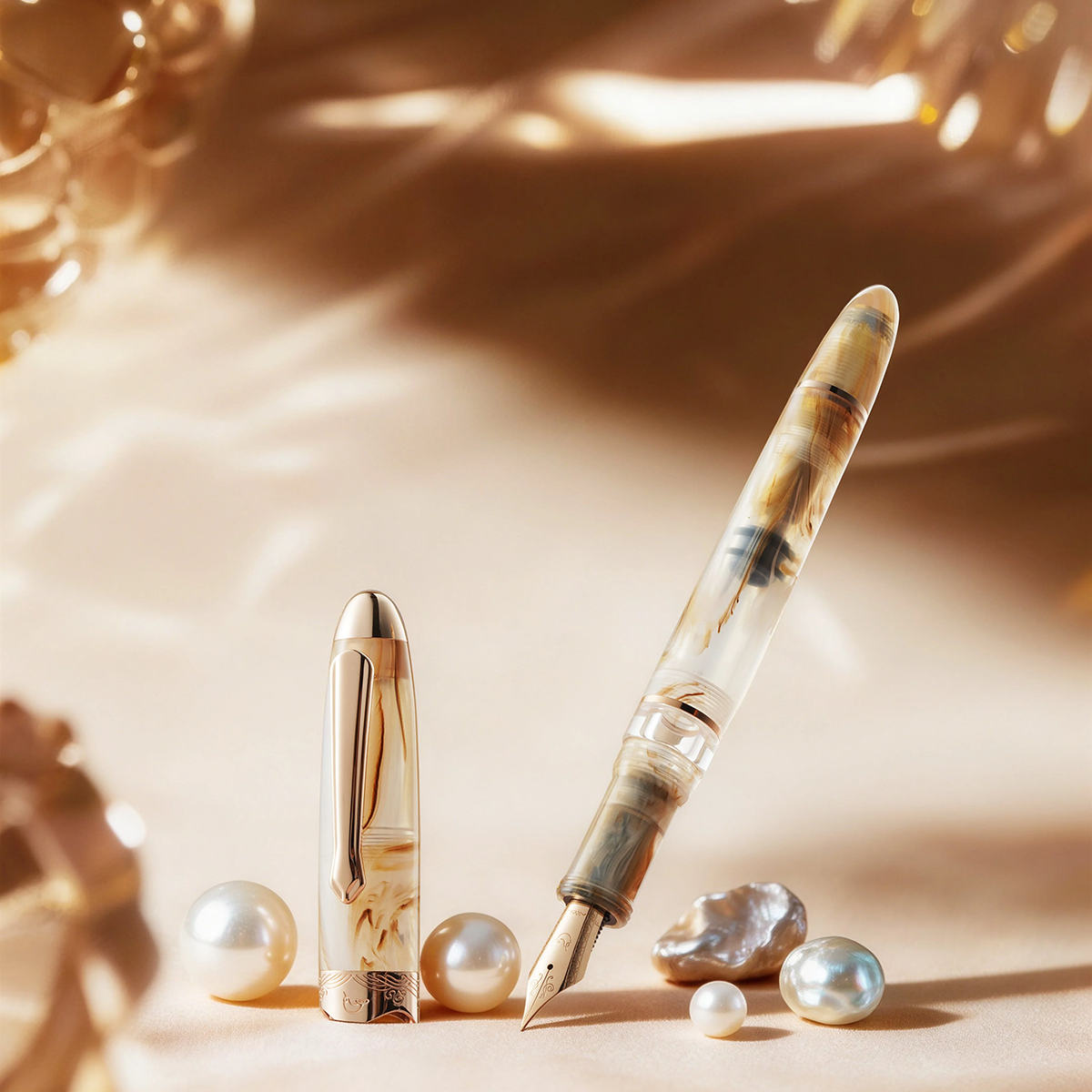 Nahvalur Horizon Fountain Pen - Pearl-Pen Boutique Ltd