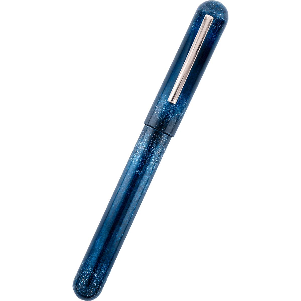 Nahvalur Ikkaku Fountain Pen - Blue Moon – 14K Gold Nib - Pen Boutique Ltd