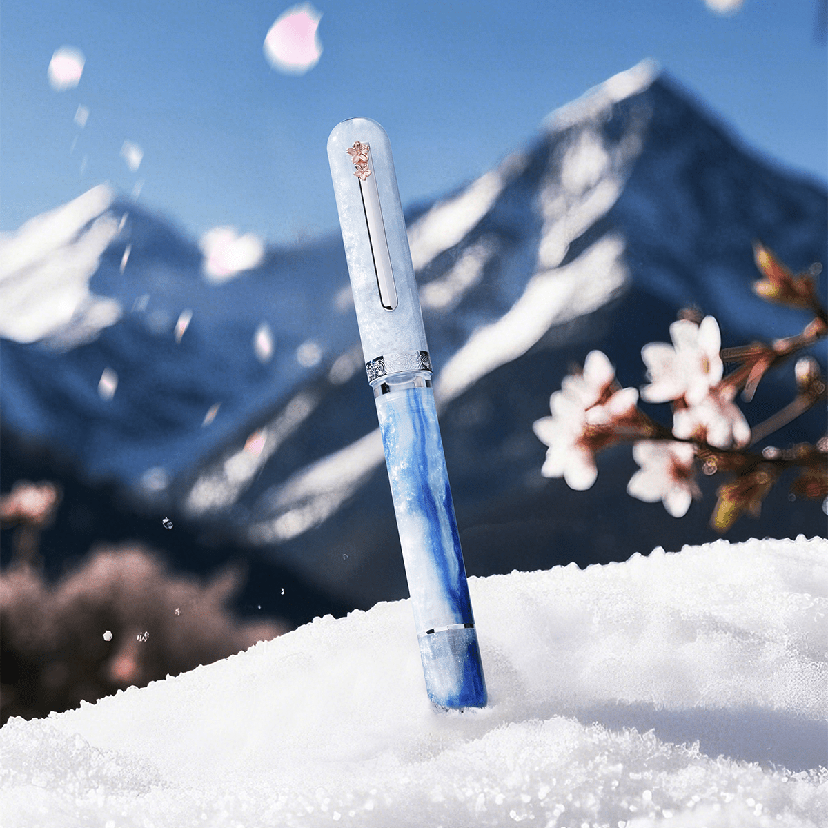 Nahvalur Voyage Fountain Pen - Cherry Blossom - Pen Boutique Ltd
