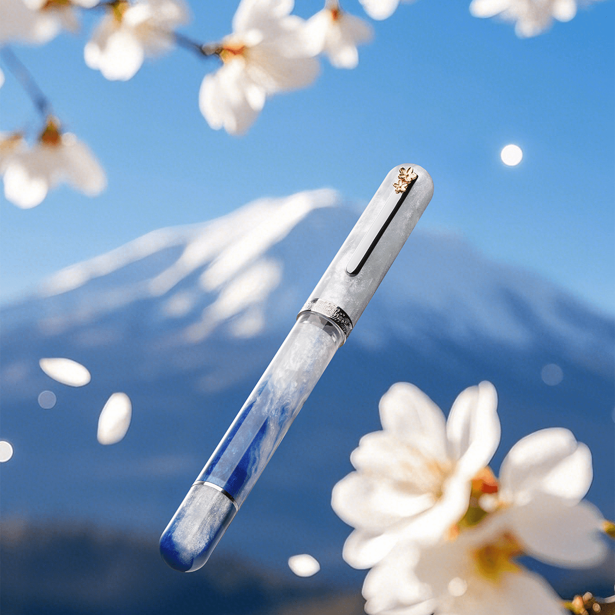 Nahvalur Voyage Fountain Pen - Cherry Blossom - Pen Boutique Ltd