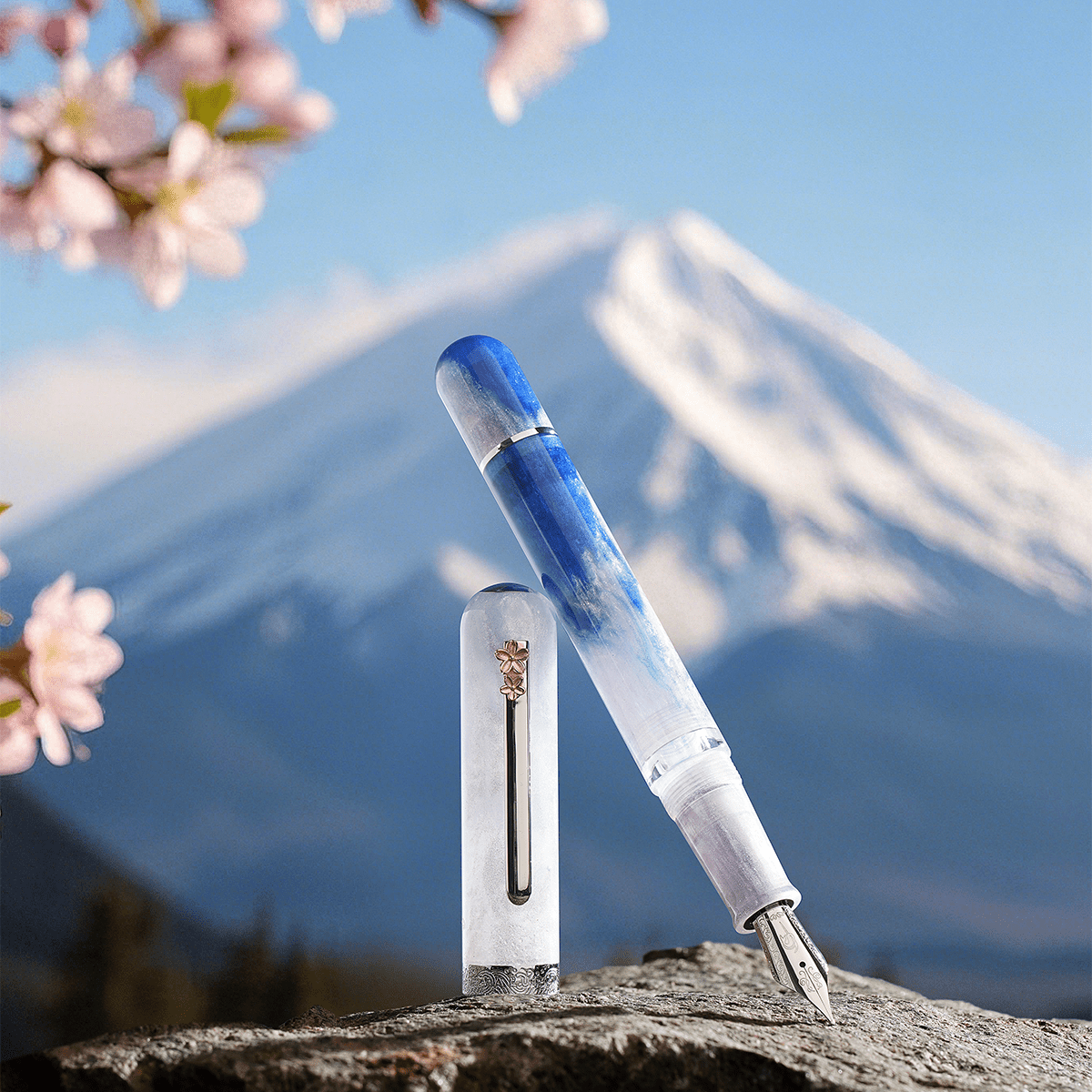 Nahvalur Voyage Fountain Pen - Cherry Blossom - Pen Boutique Ltd