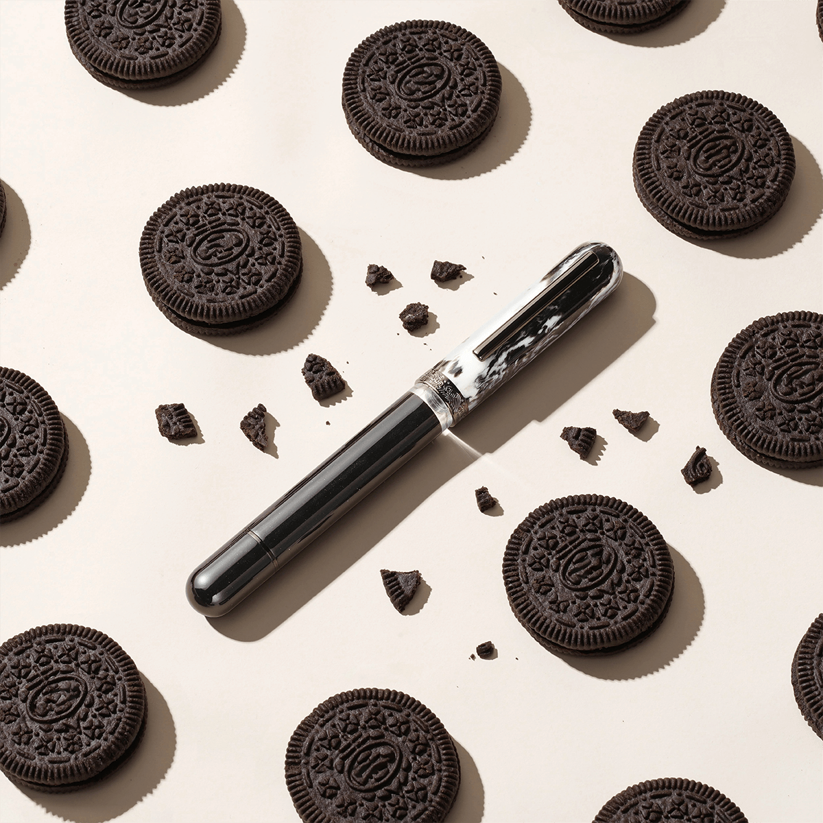 Nahvalur Voyage Fountain Pen - Cookies and Cream - Pen Boutique Ltd