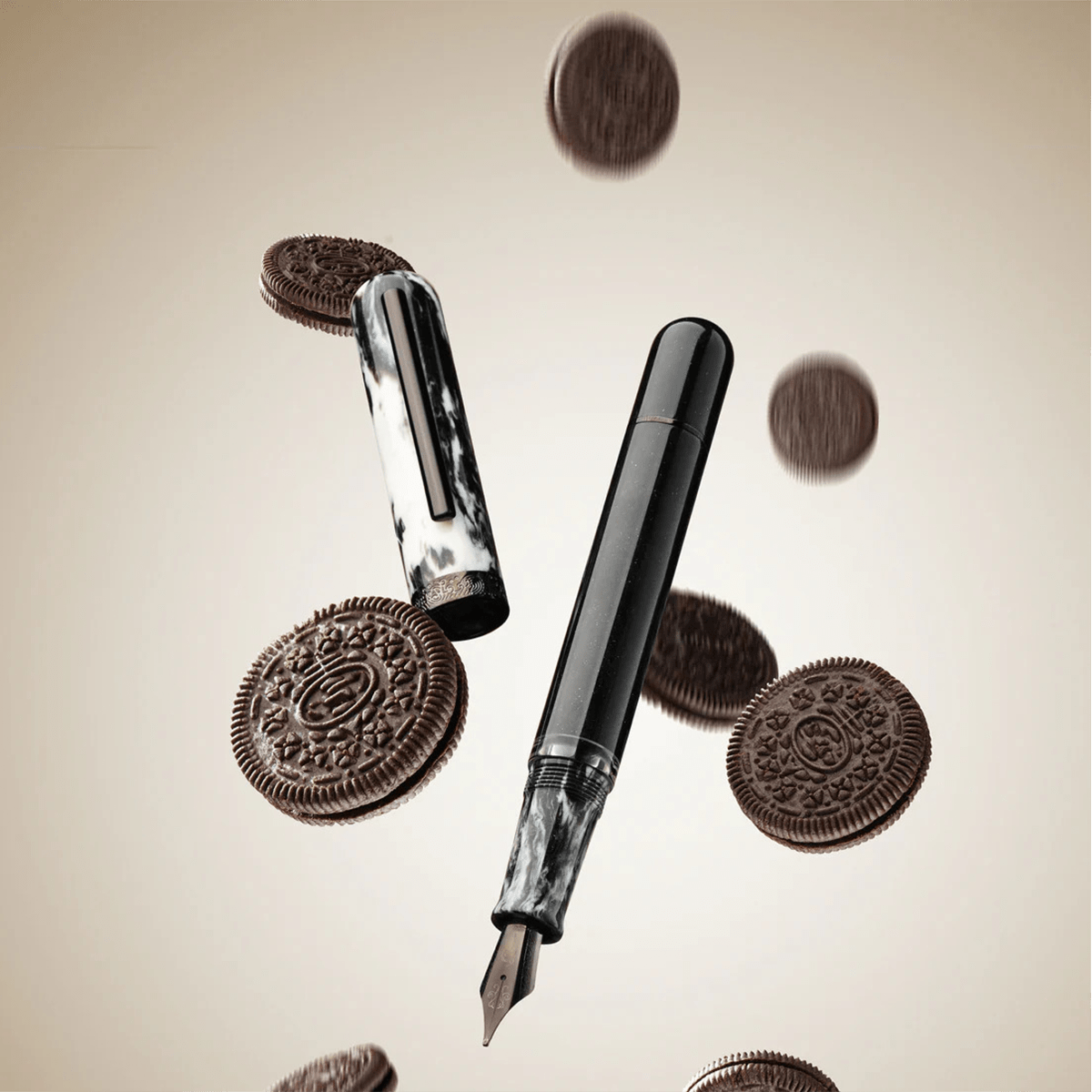 Nahvalur Voyage Fountain Pen - Cookies and Cream - Pen Boutique Ltd