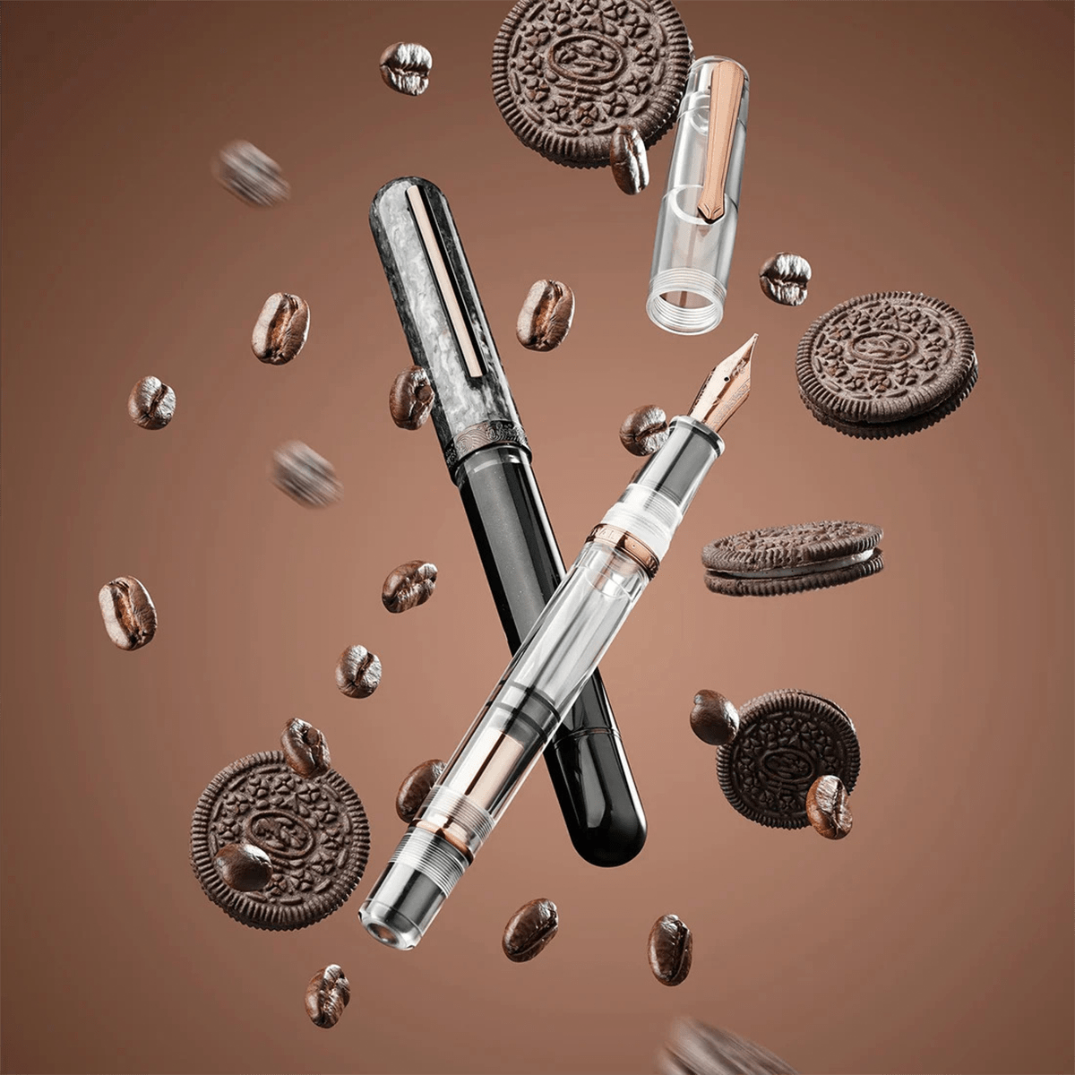 Nahvalur Voyage Fountain Pen - Cookies and Cream - Pen Boutique Ltd