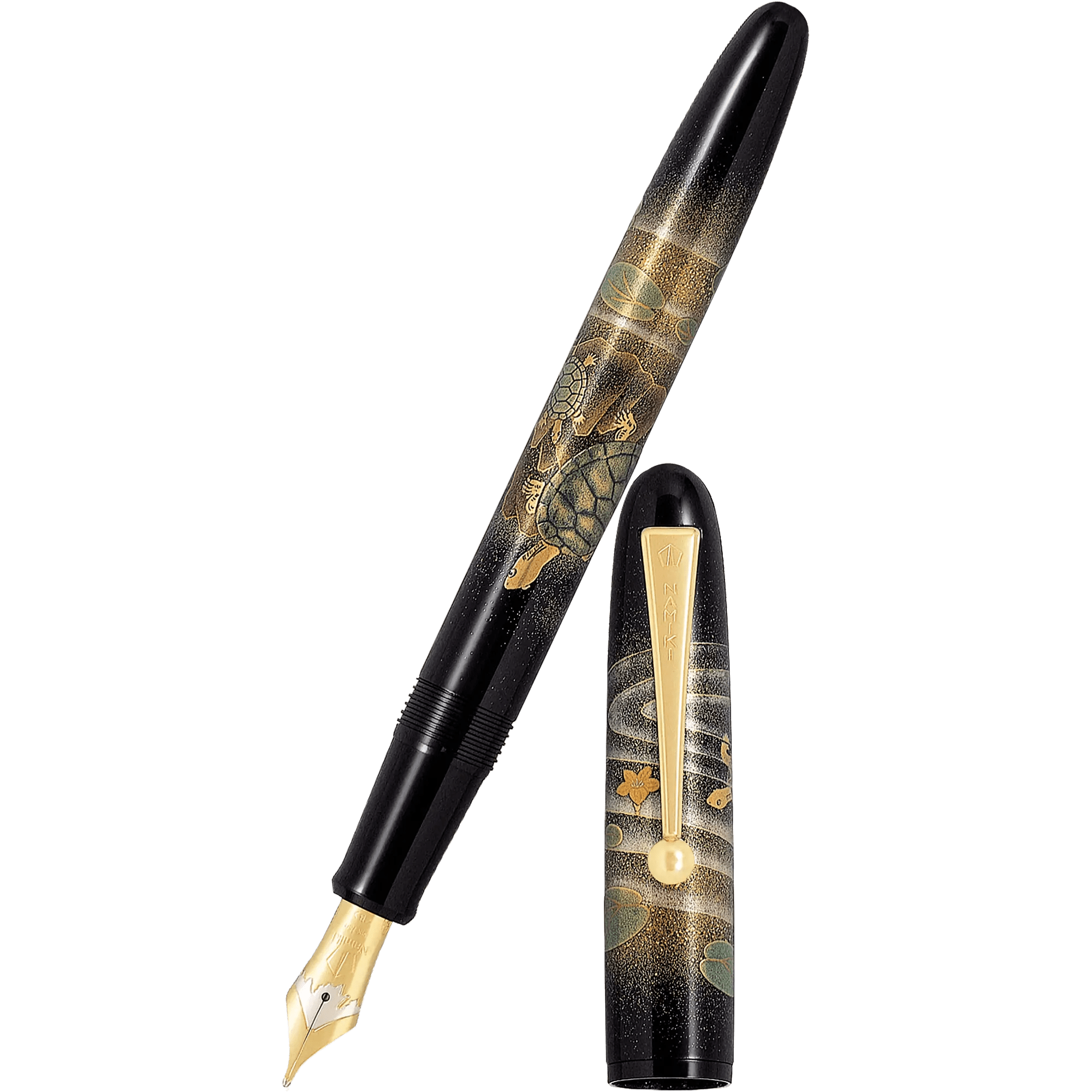 Namiki Yukari Collection Turtle Fountain Pen - Medium - Pen Boutique Ltd