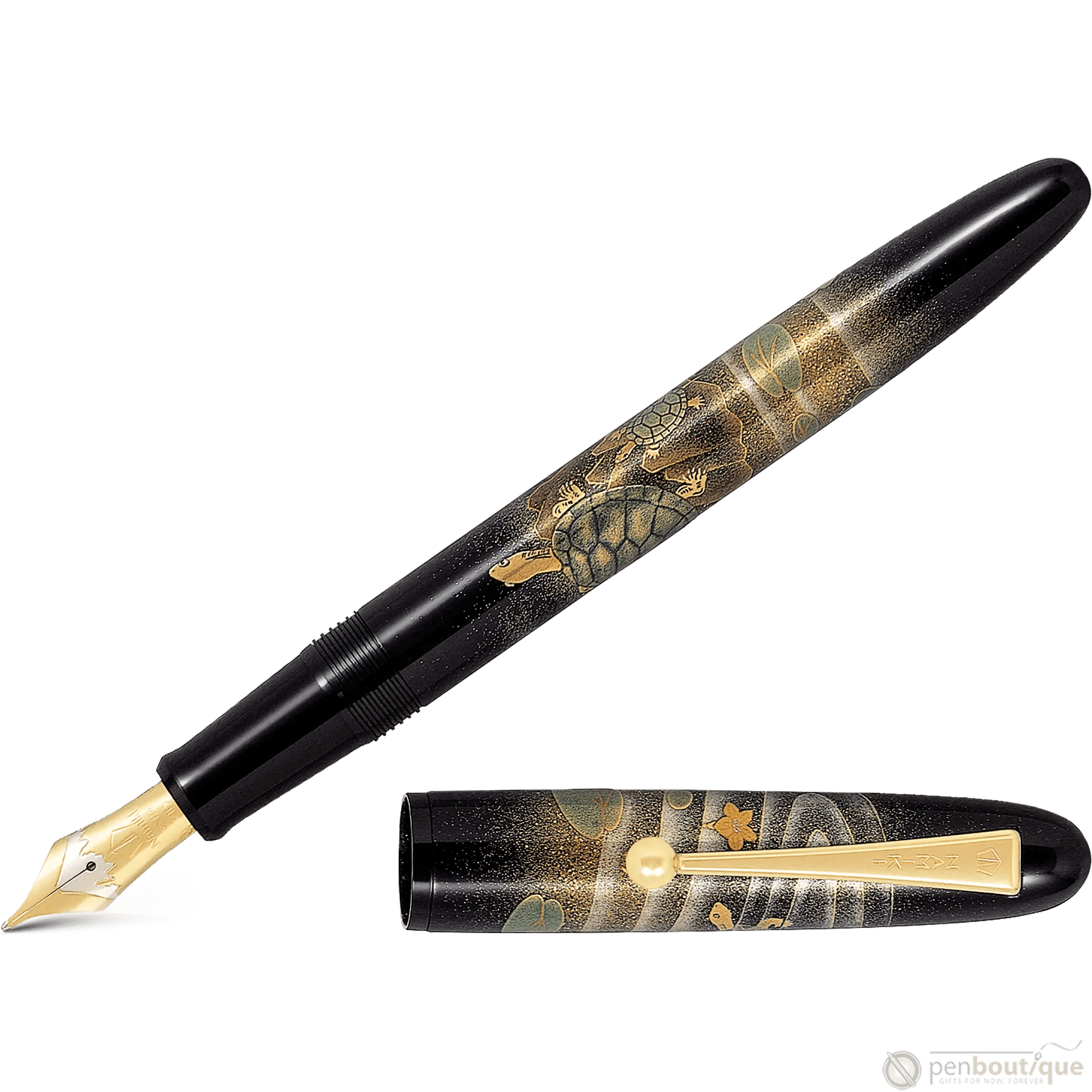 Namiki Yukari Collection Turtle Fountain Pen - Medium - Pen Boutique Ltd